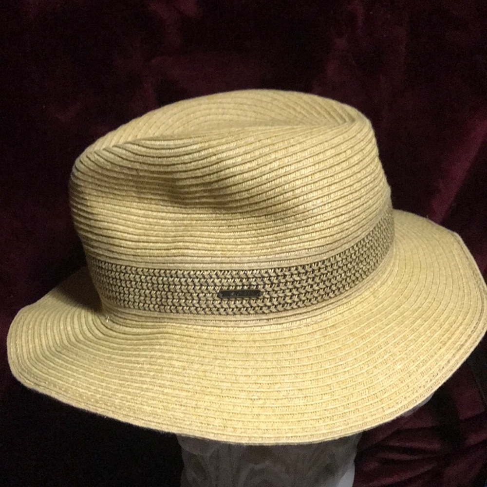Roxy Here We Go Straw Panama Hat Natural Size M/L